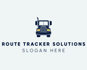 Blue Front Truck logo design