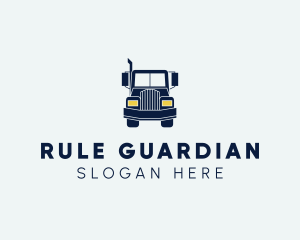 Blue Front Truck logo design