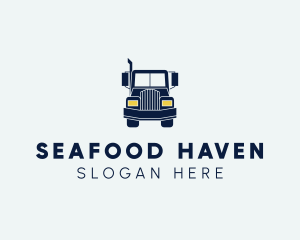 Blue Front Truck logo design