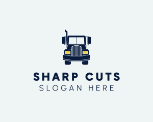 Blue Front Truck logo design