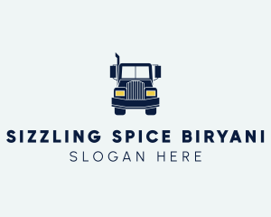 Blue Front Truck logo design