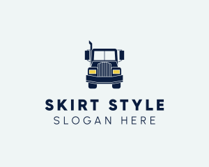 Blue Front Truck logo design