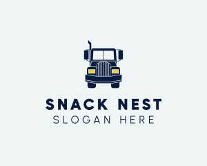 Blue Front Truck logo design