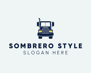 Blue Front Truck logo design