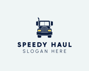 Blue Front Truck logo design