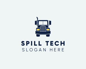 Blue Front Truck logo design