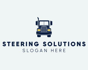 Blue Front Truck logo design