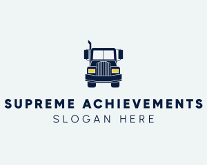 Blue Front Truck logo design