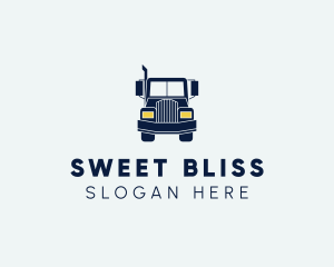 Blue Front Truck logo design