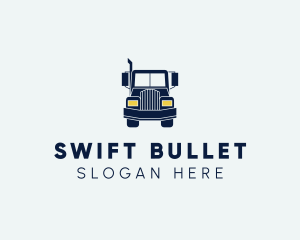 Blue Front Truck logo design