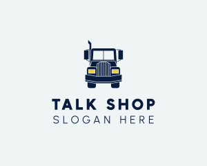 Blue Front Truck logo design