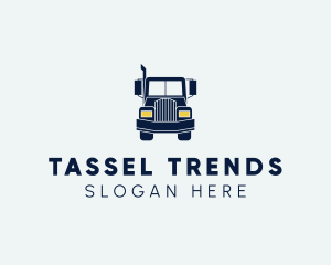 Blue Front Truck logo design