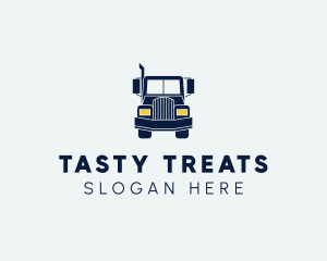 Blue Front Truck logo design