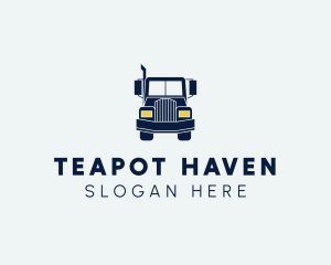 Blue Front Truck logo design