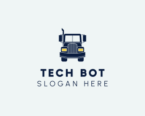 Blue Front Truck logo design