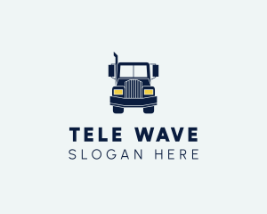 Blue Front Truck logo design