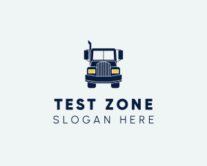 Blue Front Truck logo design