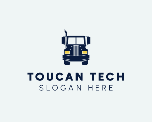 Blue Front Truck logo design