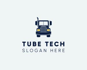 Blue Front Truck logo design