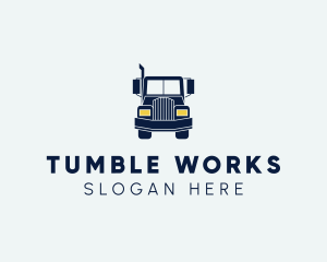 Blue Front Truck logo design