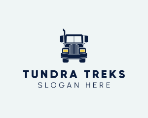 Blue Front Truck logo design