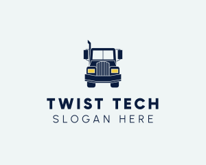 Blue Front Truck logo design