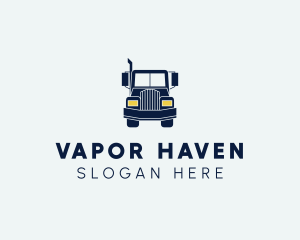 Blue Front Truck logo design