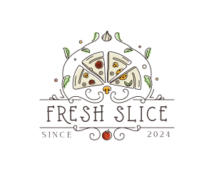 Pizza Bistro Restaurant logo design