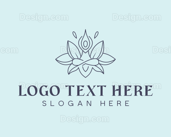 Yoga Chakra Lotus Logo