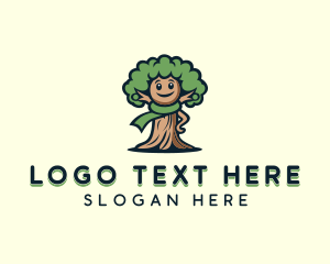 Eco Garden Tree Logo