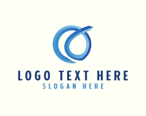 Water Fluid Loop logo design