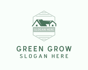 Green House Roof logo design