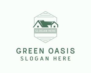 Green House Roof logo design