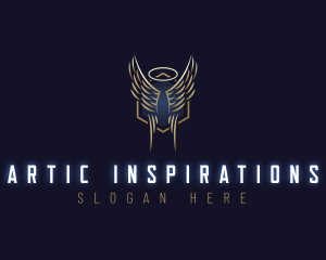 Angel Guardian Holy logo design