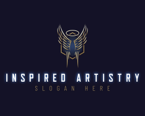 Angel Guardian Holy logo design