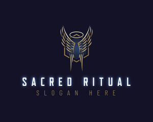 Angel Guardian Holy logo design