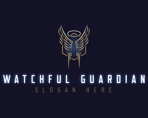 Angel Guardian Holy logo design