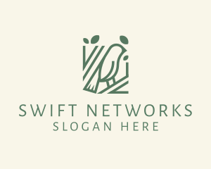 Bird Robin Tree logo