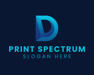 Business Firm Letter D logo design