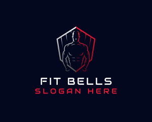 Muscle Fitness Trainer logo design