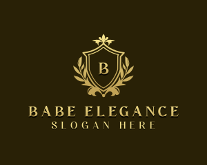 Elegant Regal Shield logo design