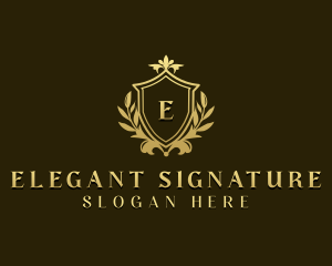 Elegant Regal Shield logo design