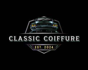 Classic Car Automobile logo design