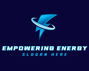 Lightning Voltage Charge logo design