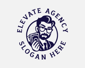 Businessman Entrepreneur Cash logo