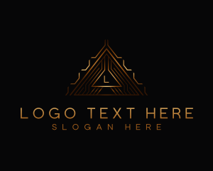 Modern Luxury Triangle logo