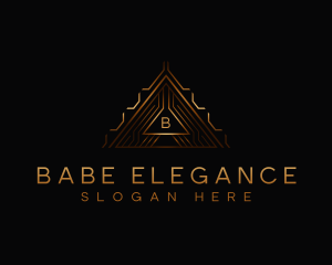 Modern Luxury Triangle logo design