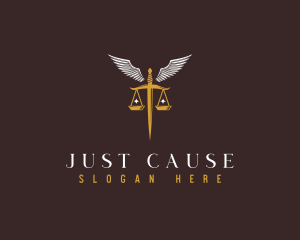 Justice Scale Sword logo