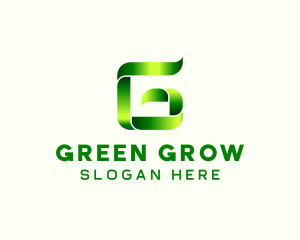 Green Wellness Letter A logo design