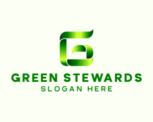 Green Wellness Letter A logo design